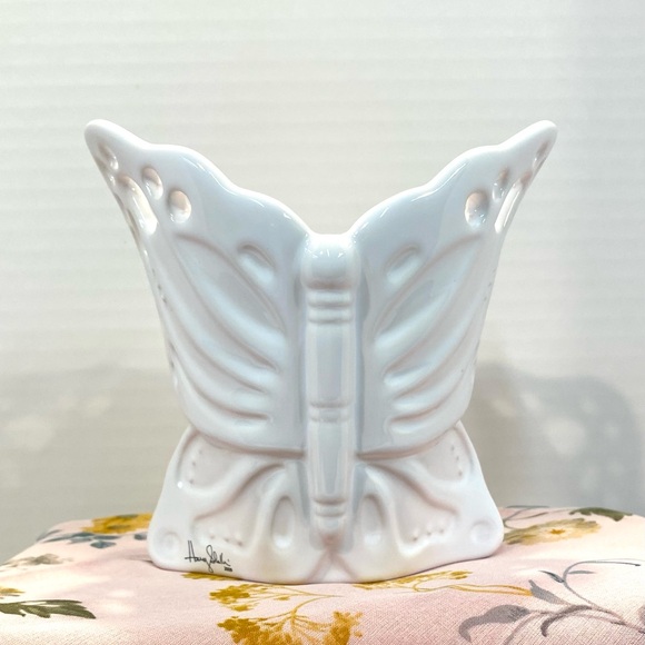 Harry Slatkin for Bath and Body Works Butterfly Flower Candle 2009 Signed - Picture 3 of 13